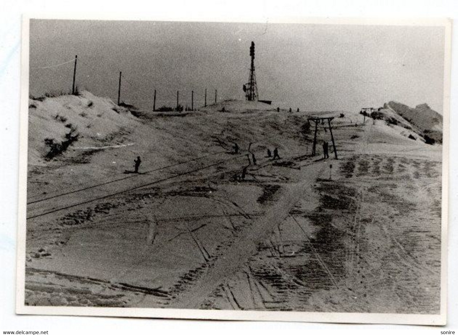 PONTE DI LEGNO FOTOGRAFIA - BRESCIA - LOMBARDIA - PISTE SCI - VERA FOTO ANNI 60" ORIGINAL PHOTO 10x6,5 Cm - F433 - Luoghi