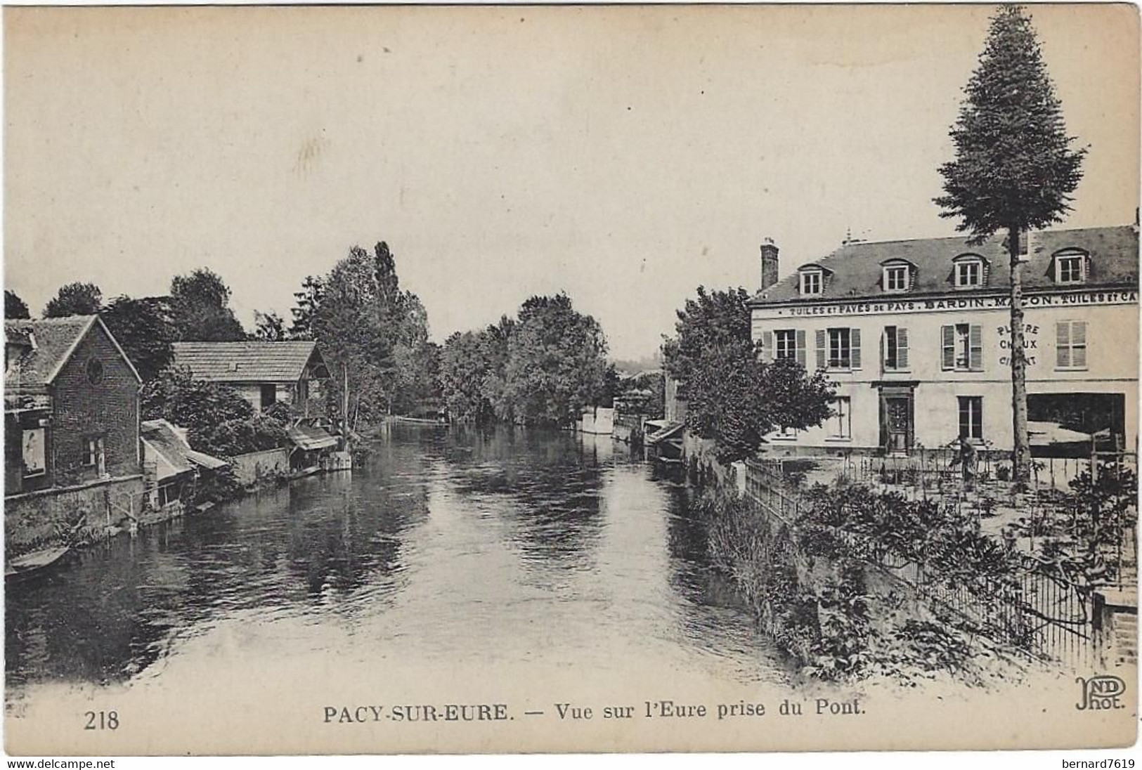 27  Pacy Sur Eure     Vue Sur L'eure Prise Du Pont - Pacy-sur-Eure