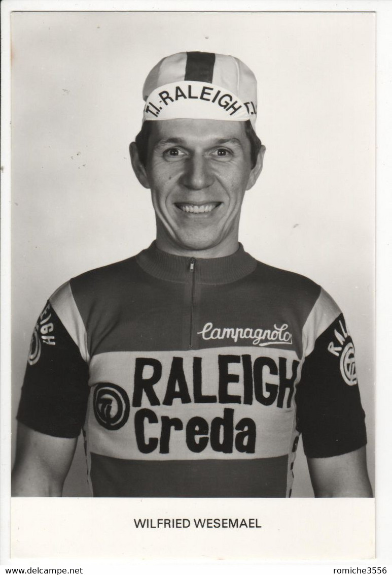 WILFRIED  WEZEMAEL  RALEIGH CREDA NOIR ET BLANC 1980 - Ciclismo