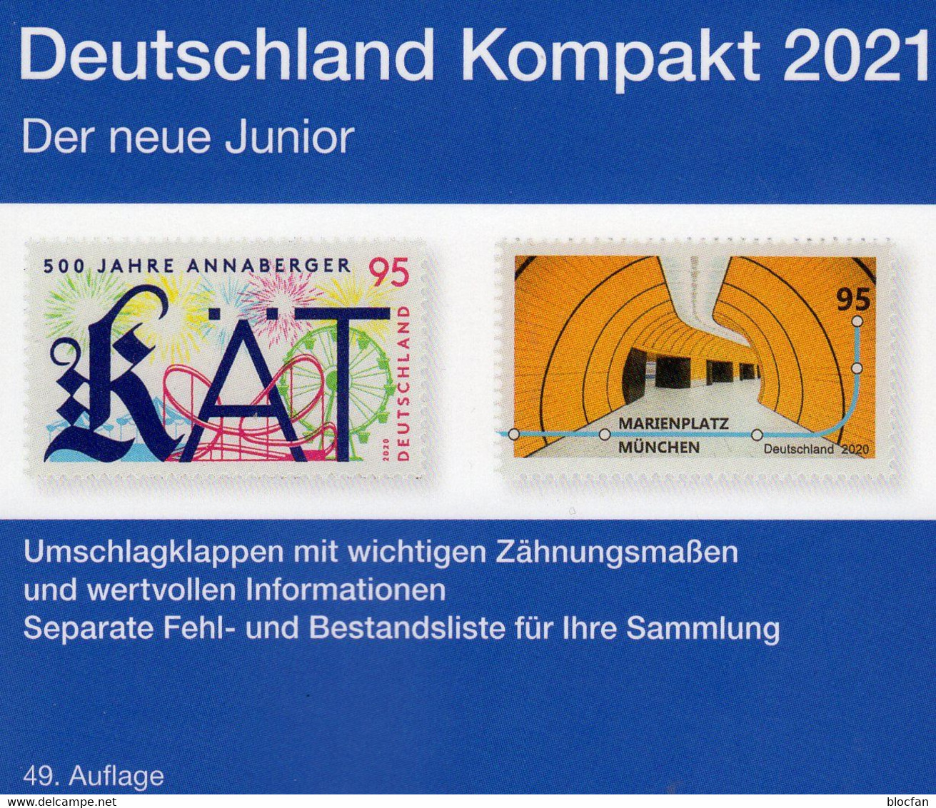 MlCHEL Der Neue Junior Kompakt 2021 New 15€ D: AD Weimar 3.Reich Bes.Danzig Memel Berlin SBZ DDR FZ Saar Bizone BRD - Saber
