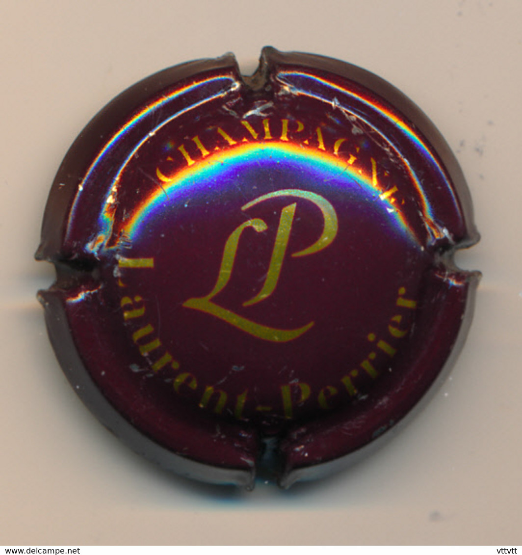 Capsule, Muselet : Champagne LAURENT-PERRIER, Couleur Bordeaux Foncé - Laurent-Perrier