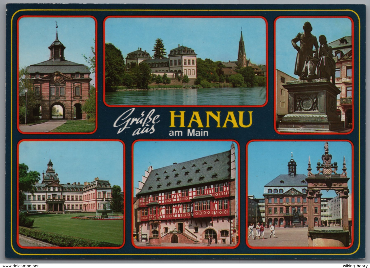 Hanau - Mehrbildkarte 9 - Hanau