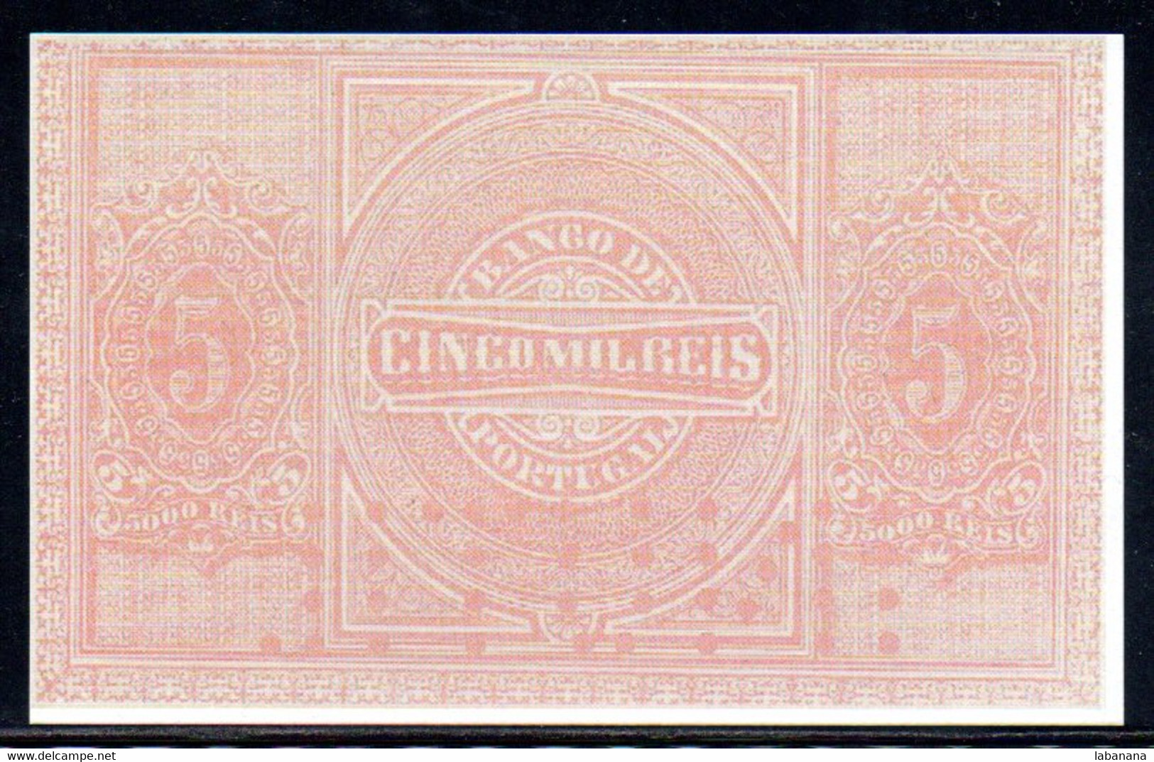 515-Billet De Fantaise Portugal 5 000 Reis 1894 A000 - Ficción & Especímenes