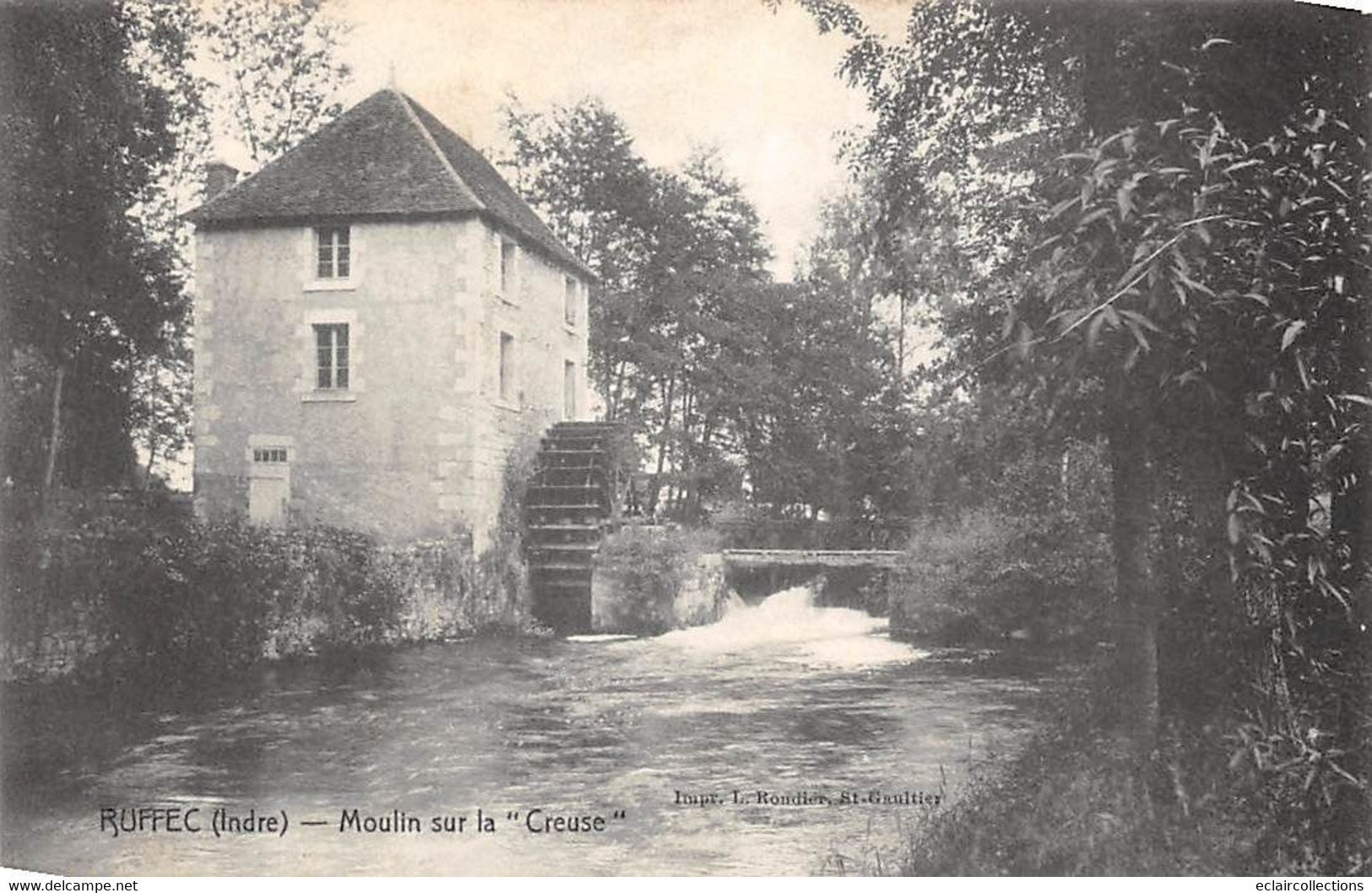 Ruffec         36      Le Moulin Sur La Creuse        (Voir Scan) - Autres & Non Classés