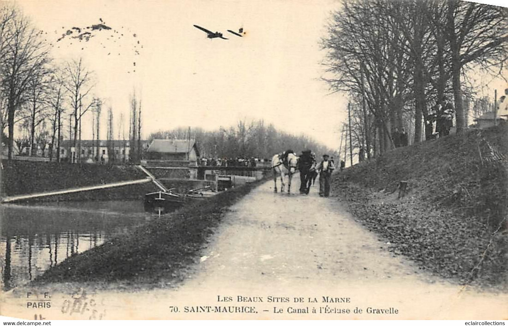 Saint Maurice    94       Le Canal A L'écluse De Gravelle        (Voir Scan) - Saint Maurice
