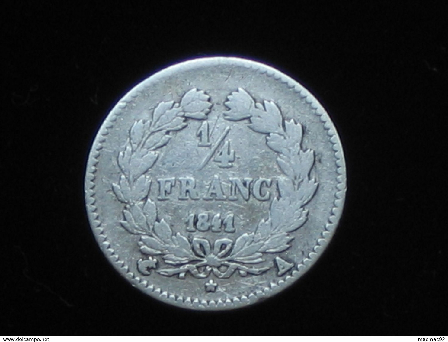 RARE 25 Centimes Ou 1/4 Franc 1841 A - LOUIS PHILIPPE I  **** EN ACHAT IMMEDIAT **** - 1/4 Franc