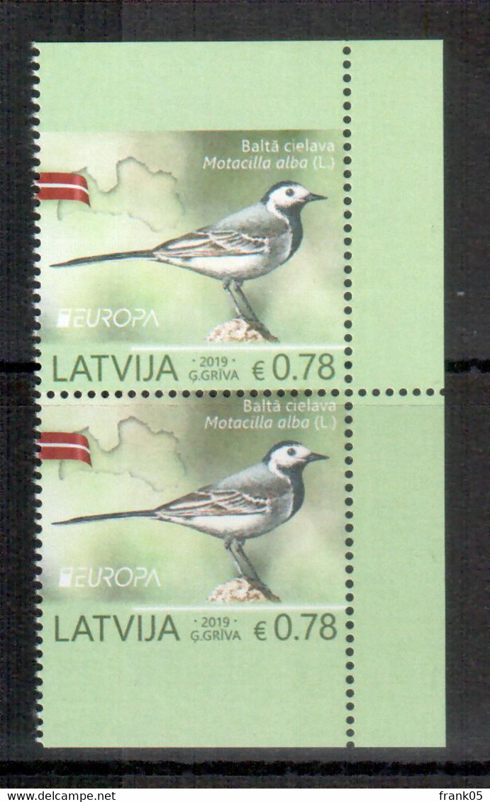 Lettland / Latvia / Lettonie 2019 Paar Aus MH/pair From Booklet EUROPA ** - 2019