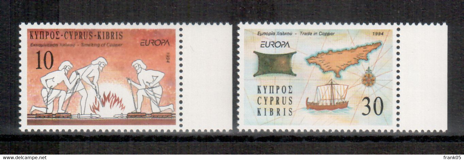 Zypern / Cyprus / Chypre 1994 Satz/set EUROPA ** - 1994