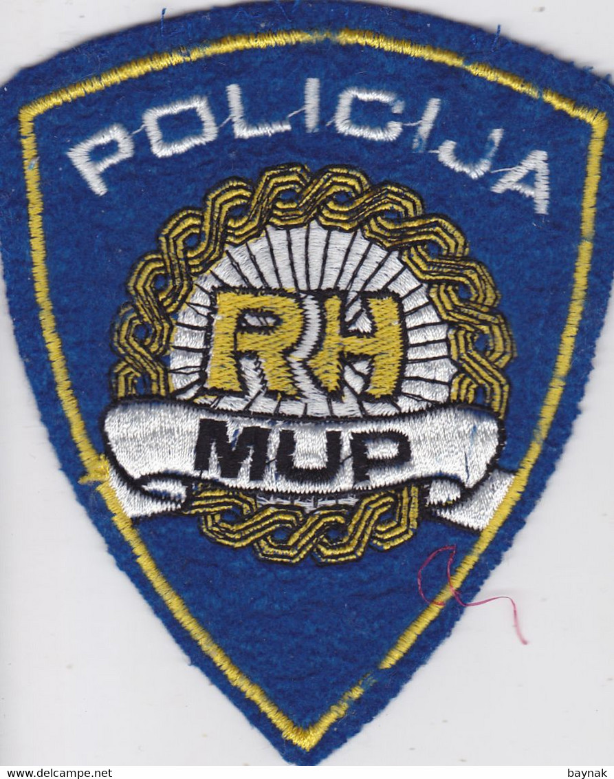 CROATIA  --  PATCH  --  POLICIJA  --  MUP RH - Police & Gendarmerie