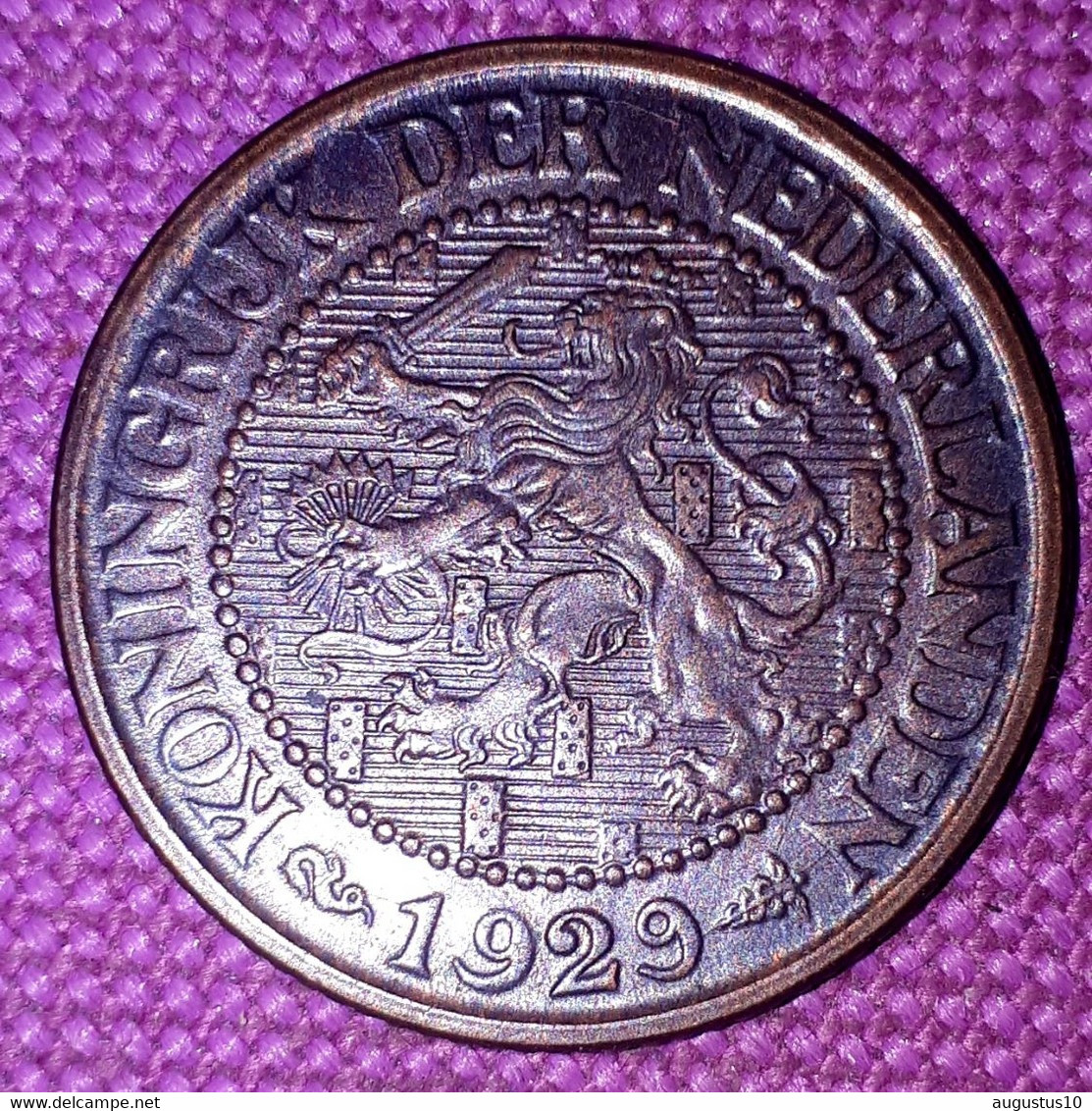 NEDERLAND : 2 1/2 CENT 1929 XF KM 150 - 2.5 Centavos