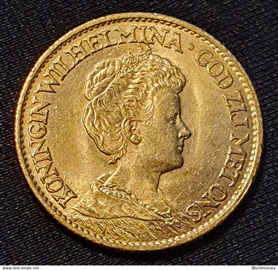 Netherlands 10 Gulden 1913 (Gold) - Monnaies D'or Et D'argent