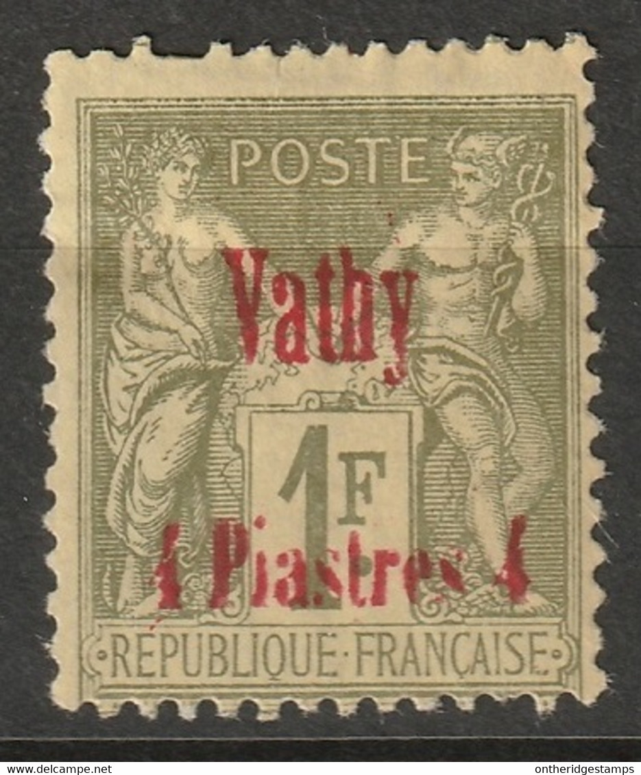 French Offices Vathy 1893 Sc 7 Yt 9 MNG - Nuevos