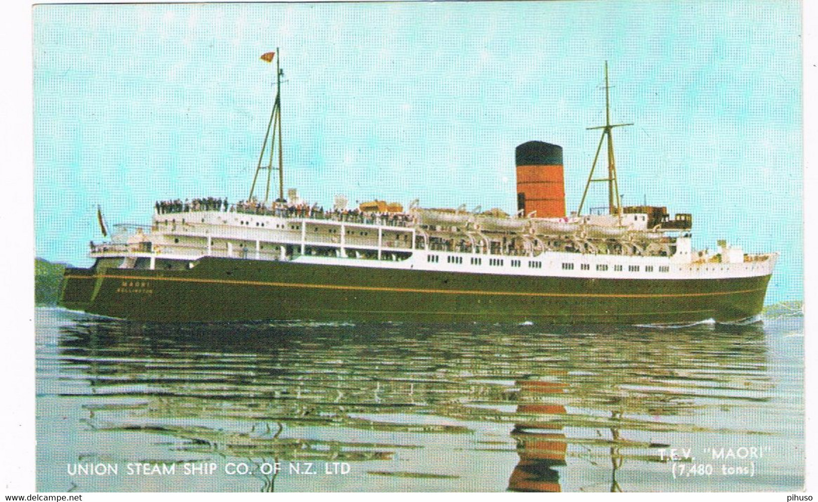 SCH-1139   M.S. MAORI  ( Wellington - Lyttelton ) - Ferries