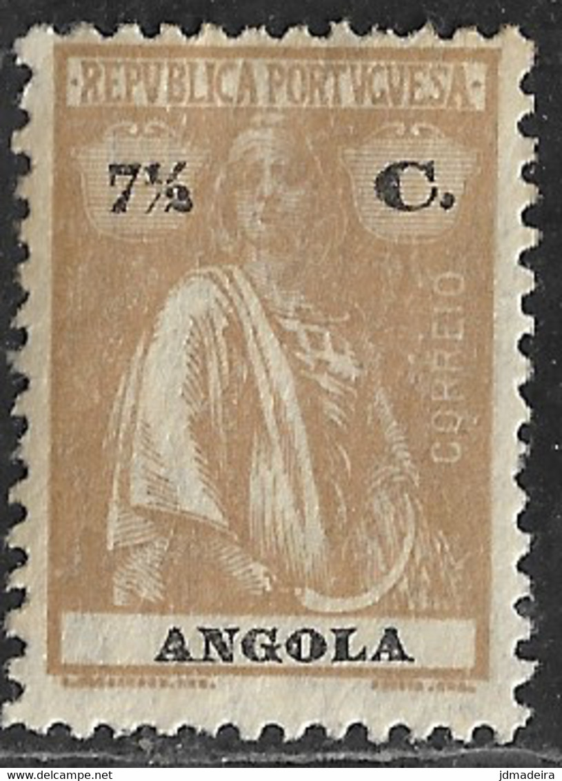 Angola – 1914 Ceres Type 7 1/2 Centavos - Angola