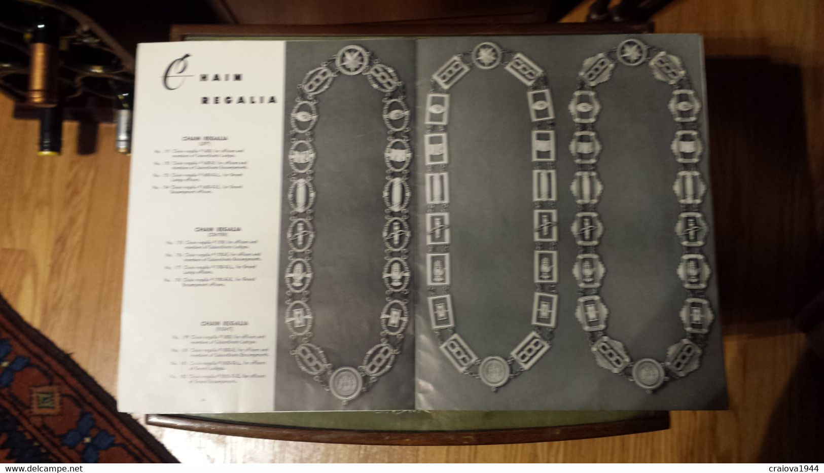 "THE SOVERIGN GRAND LODGE" INDEPENDENT ORDER OF ODD FELLOWS -VINTAGE CATALOGUE OF MASONIC JEWELS