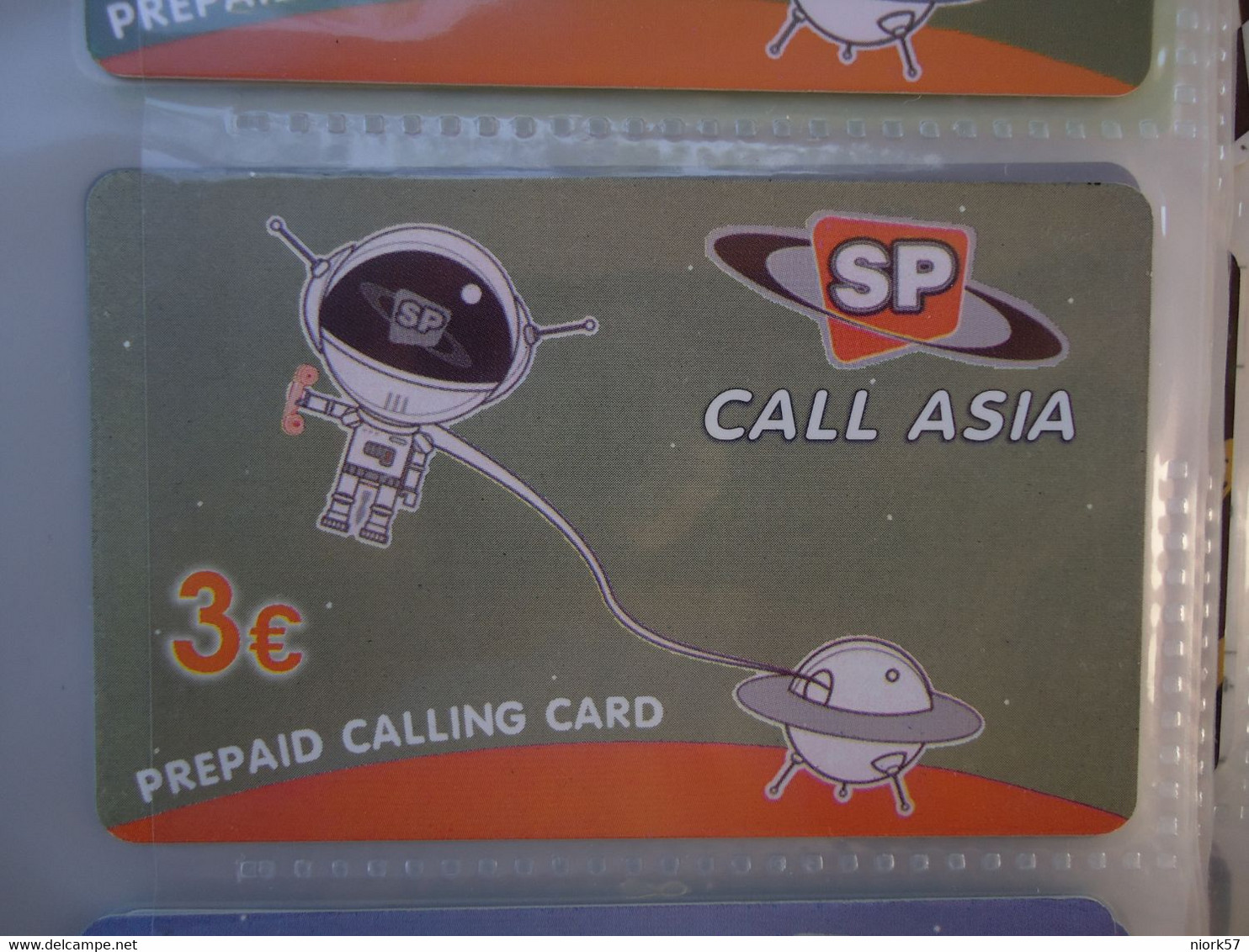 GREECE USED OLD  PREPAID  CARDS SP SPACE RUSSIA FROM MY COLLECTION - Spazio