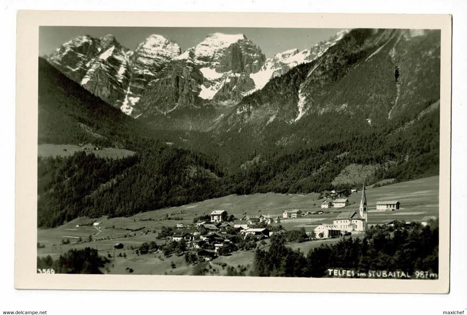 Tefels Im Stubaital 987 M - Totalansicht - Pas Circulé - Telfs