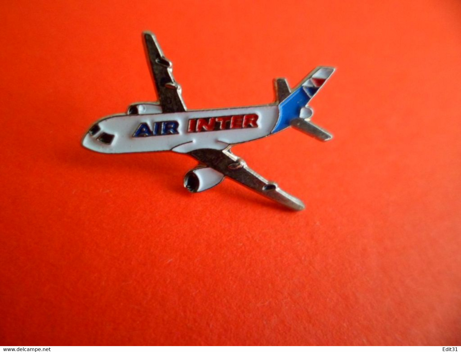 Pins Email Peint  Avion Aviation  AIR INTER  - - Avions