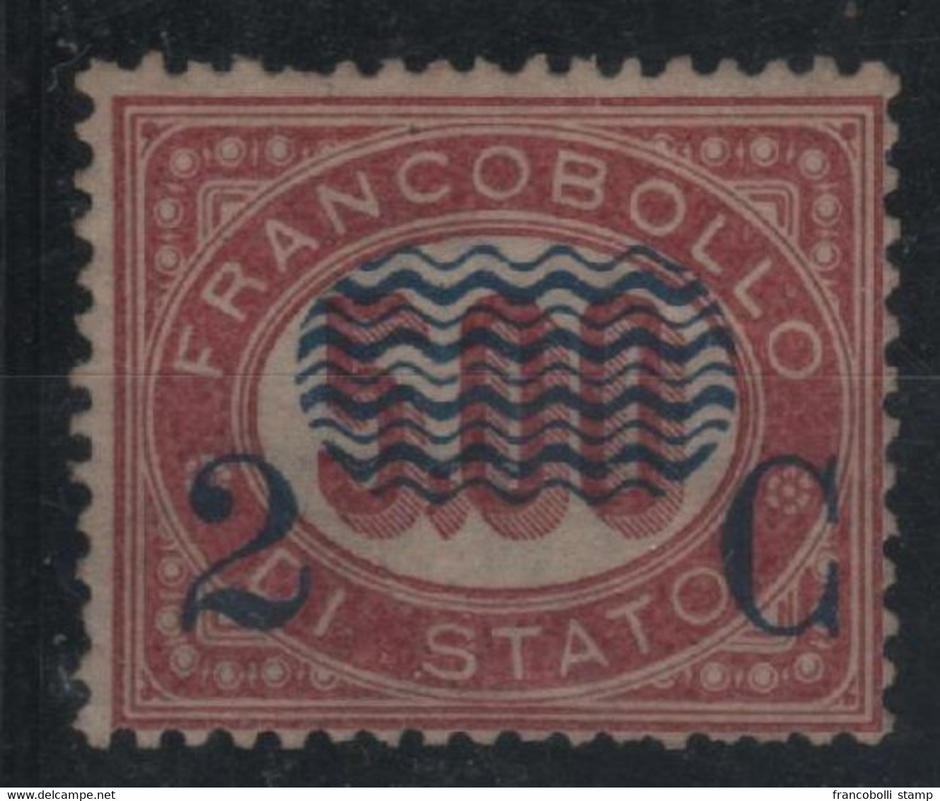 1878 Servizio Di Stato 2 C. Su 5,00 Nuovo MNH - Mint/hinged