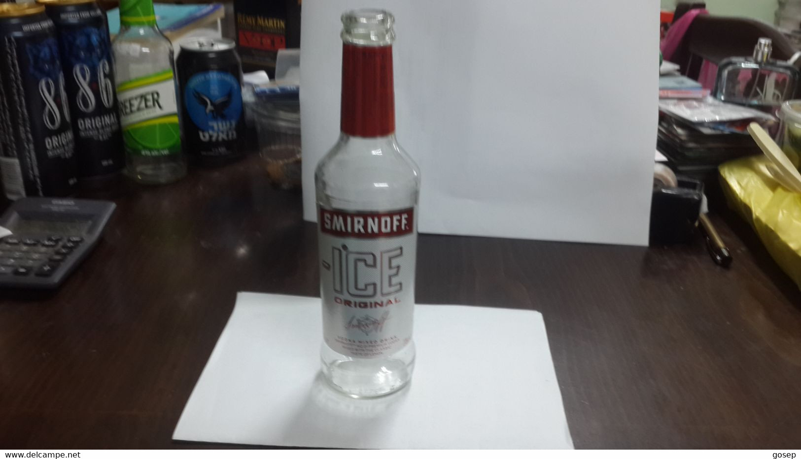 Italia-bottle Glass-smirnoff-ICE-vodka-diago Operations-(275ml)-(5%)-importer-ibbls - Otros & Sin Clasificación