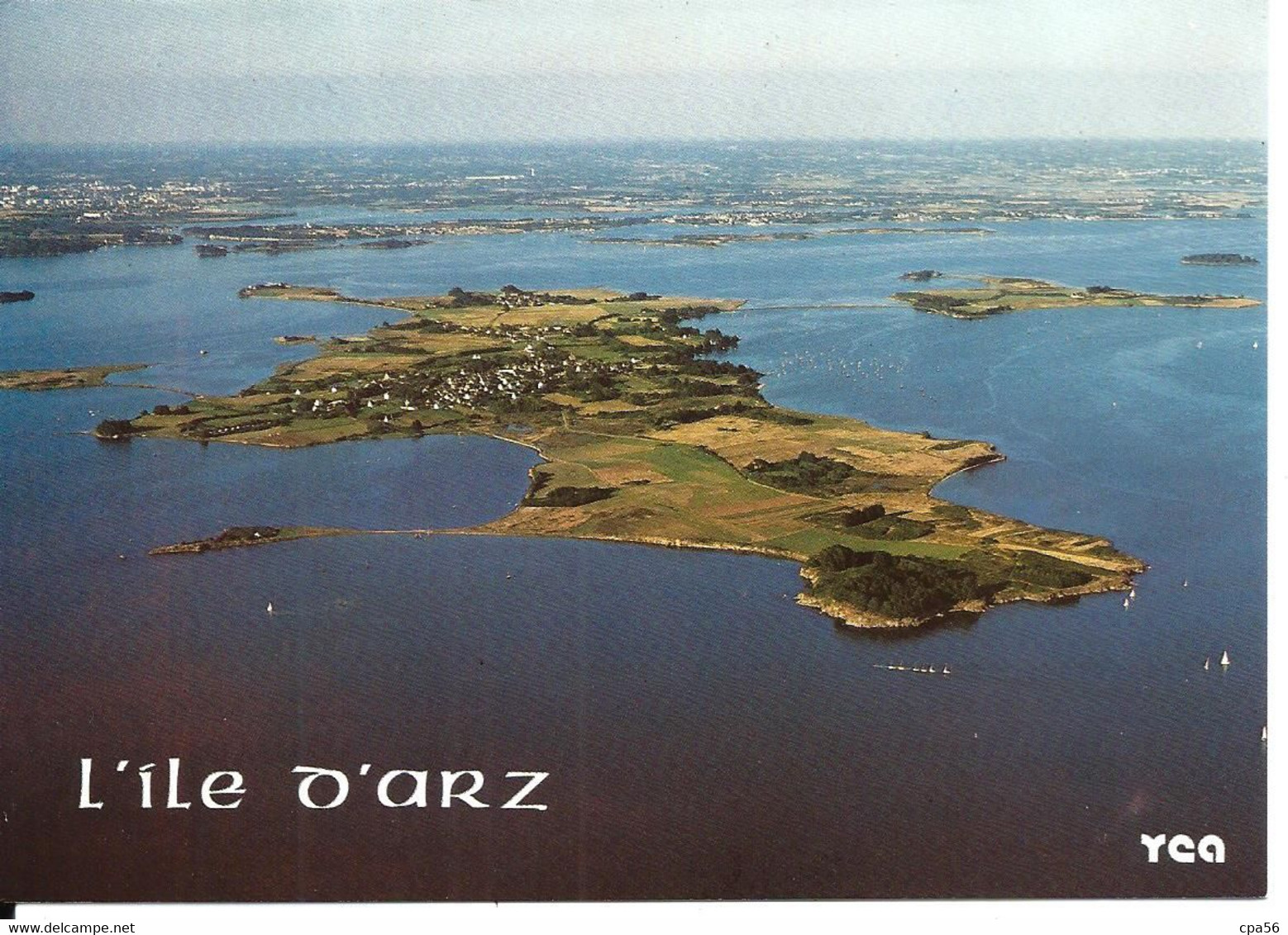 île D'ARZ - Vue Aérienne Pointes Du Léos Et Du Brouhel - N°19 B.E.B. Caoudal éditeur - Ile D'Arz
