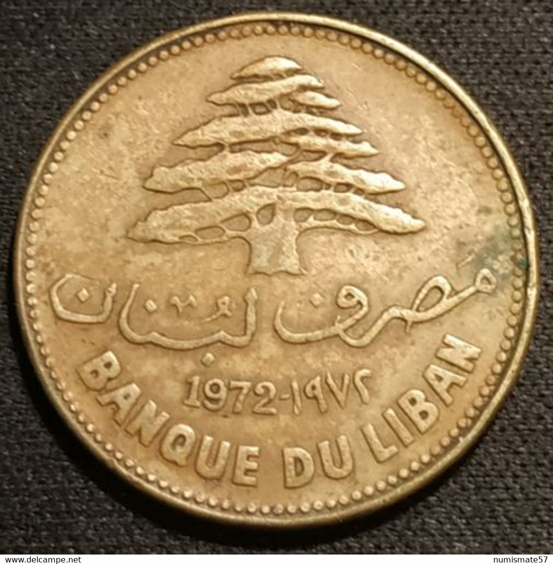 LIBAN - LEBANON - 25 PIASTRES 1972 - KM 27.1 - Libano