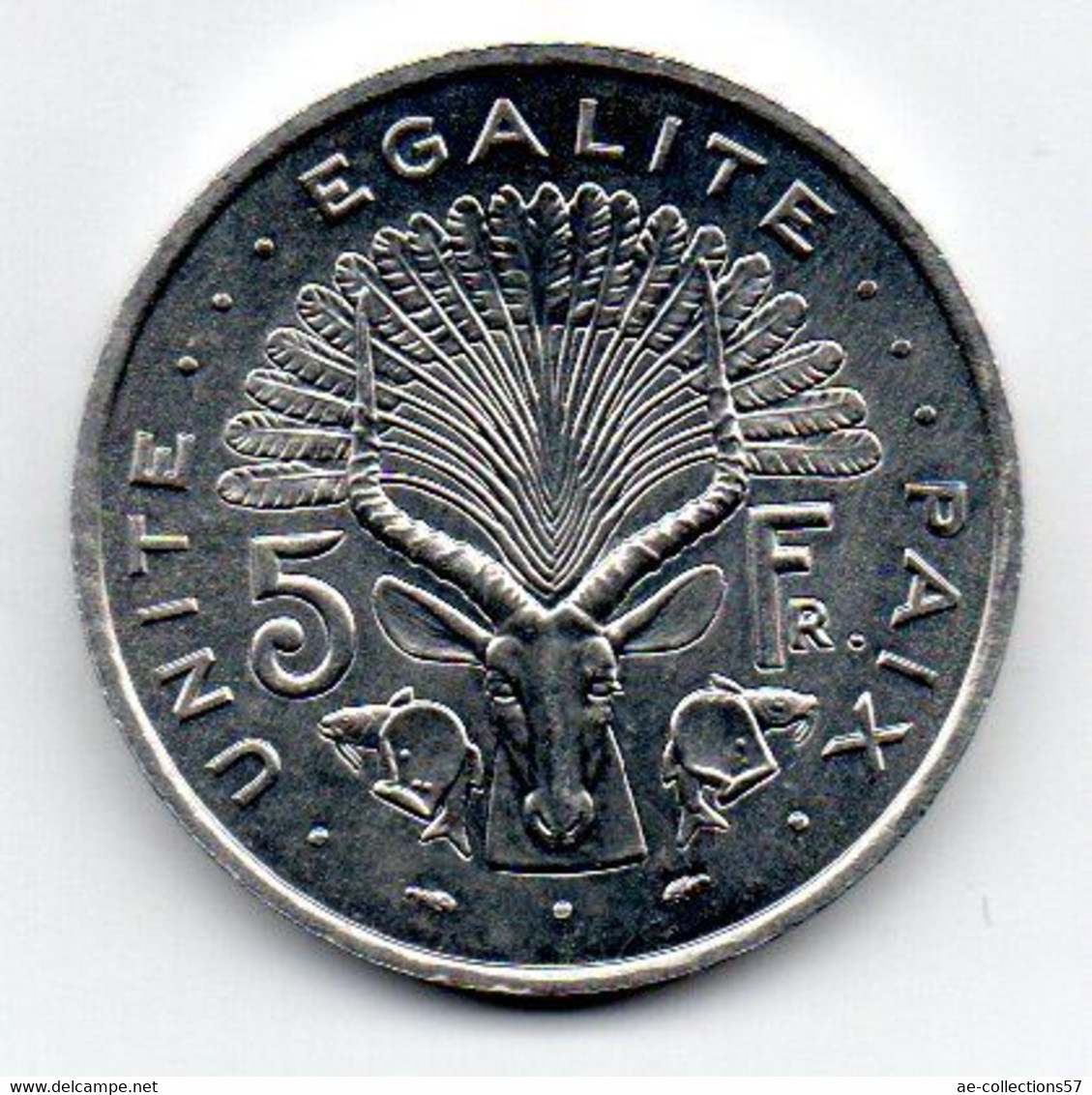 Djibouti - 5 Francs  1991 - SPL - Gibuti