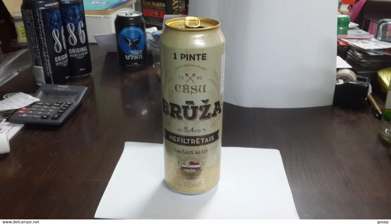Israel-cans Beer-bruza-(275ml)-(5.4%)Manufacturer - "Cheso Allos" Latvia Cassis)-- - Altri & Non Classificati