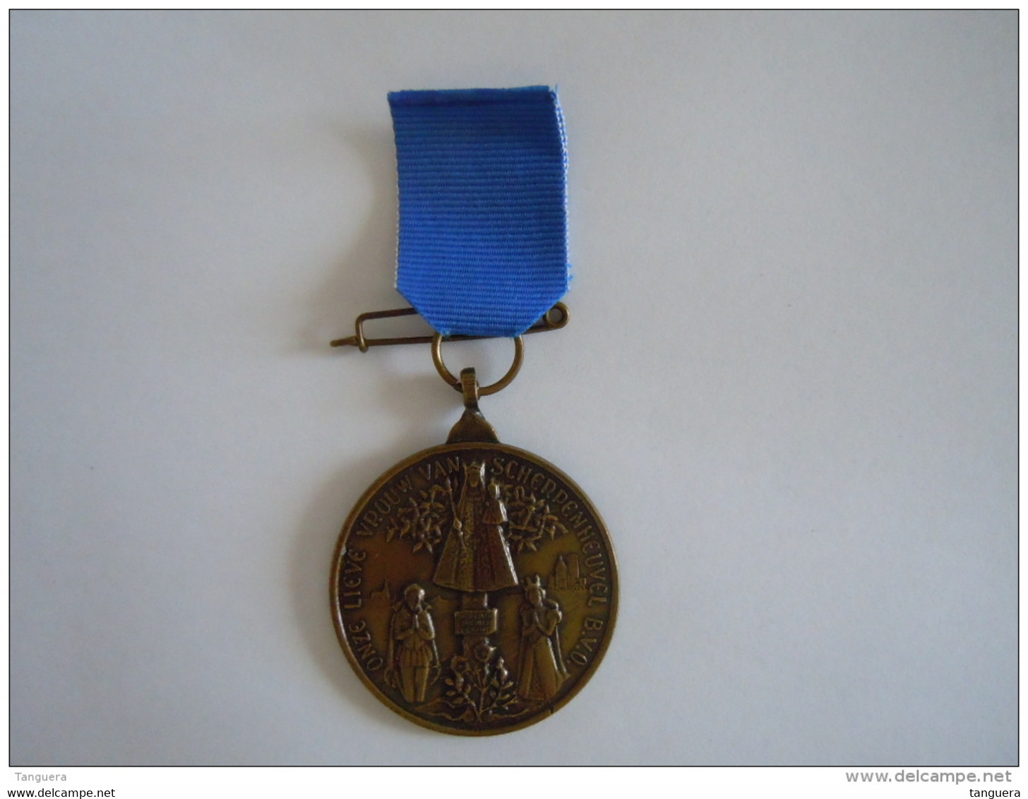 België Belgique Scherpenheuvel Medaille Pinkster-bedevaart 1814-1989 Ruisbroek-Puurs - Godsdienst & Esoterisme