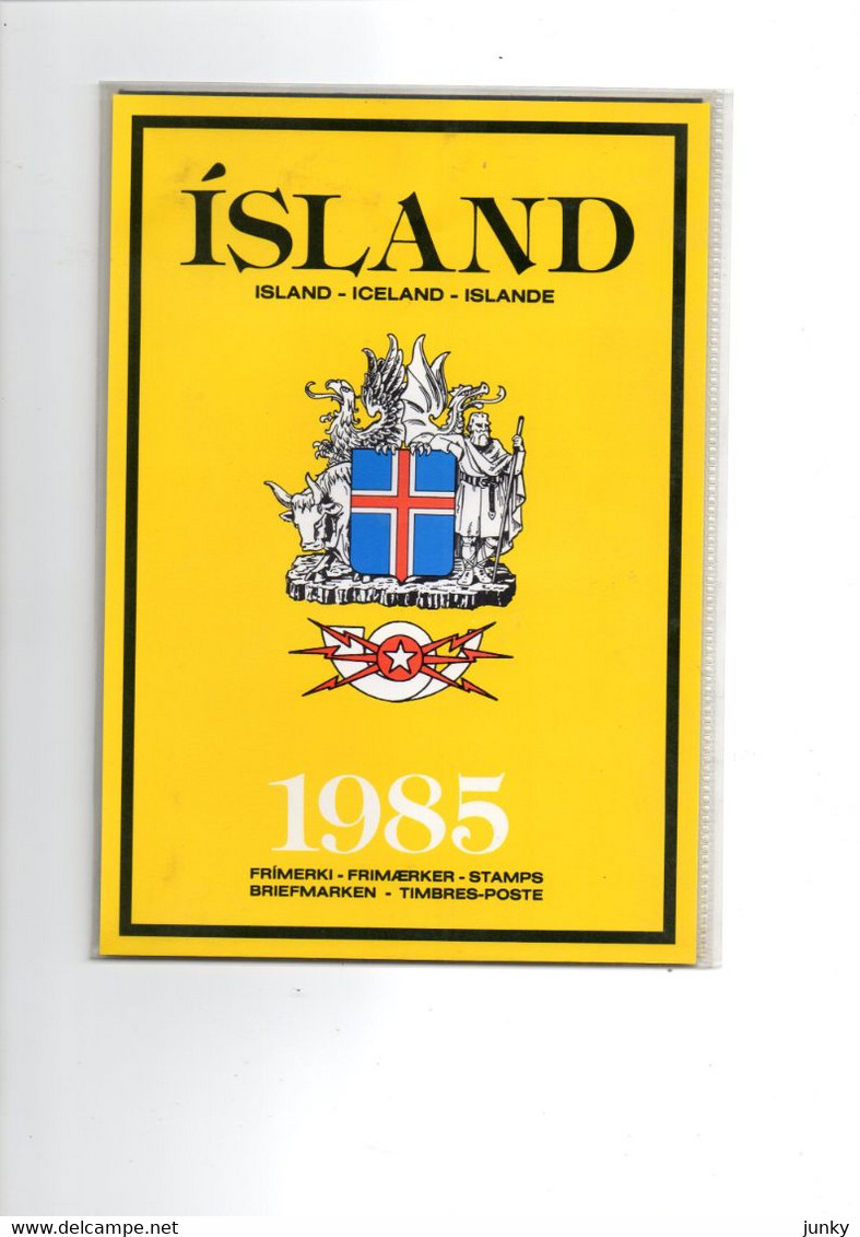 1986 Icelandic Stamps - Timbre D'Islande 1985 - 16 Timbres Dans Le Livret D'origine - Collections, Lots & Séries