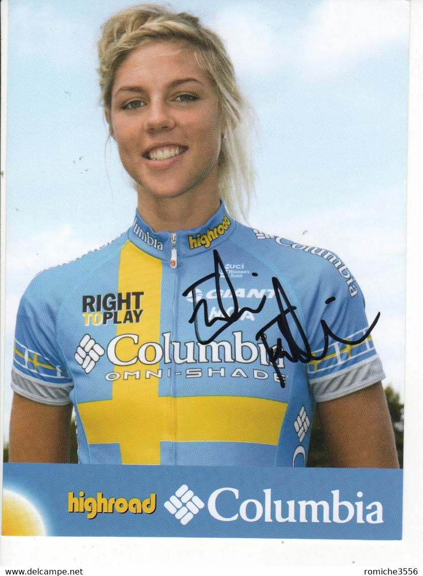 EMILIA FAHLIN    COLUMBIA  2008 - Cycling