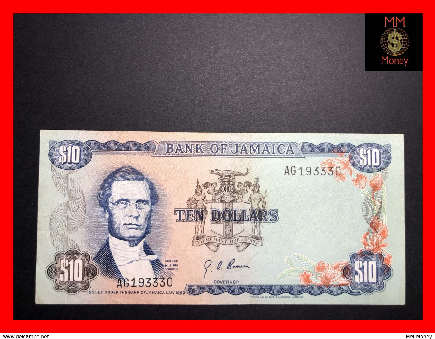 JAMAICA 10 $  1976   P. 62   VF \  XF - Jamaica