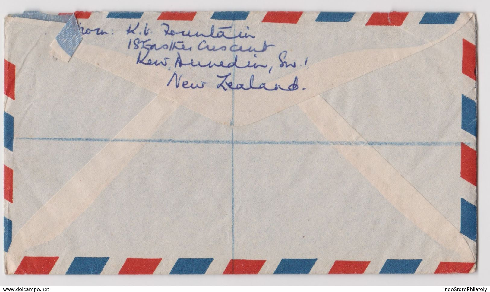 NEW ZEALAND Dunedin C.1 Registered Mail 1577 To London UK, 4 Pages Letter (W49) - Cartas & Documentos