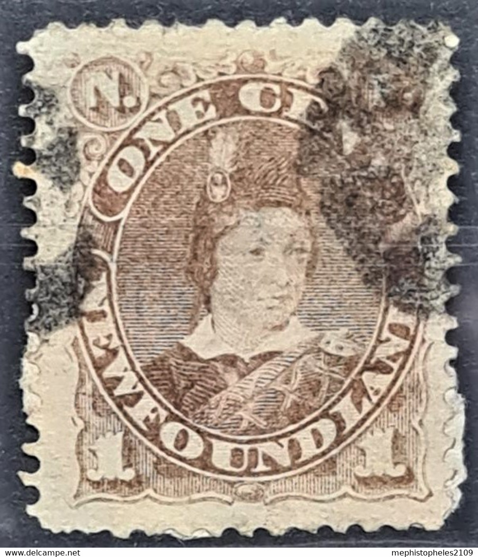 NEWFOUNDLAND 1880 - Canceled - Sc# 42 - 1c - 1865-1902