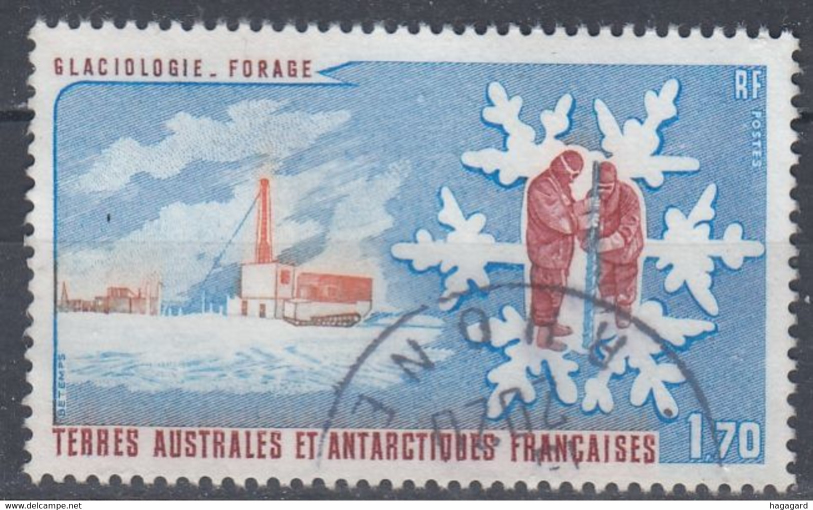 +TAAF 1984. Glaciology. Michel 183. Cancelled - Used Stamps