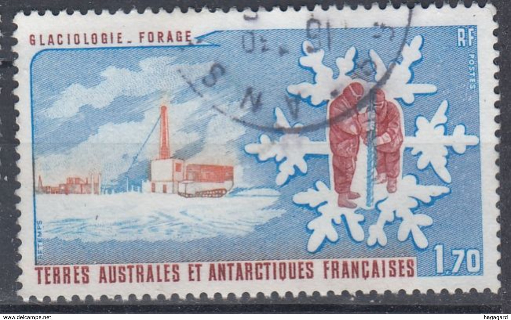 +TAAF 1984. Glaciology. Michel 183. Cancelled - Usati