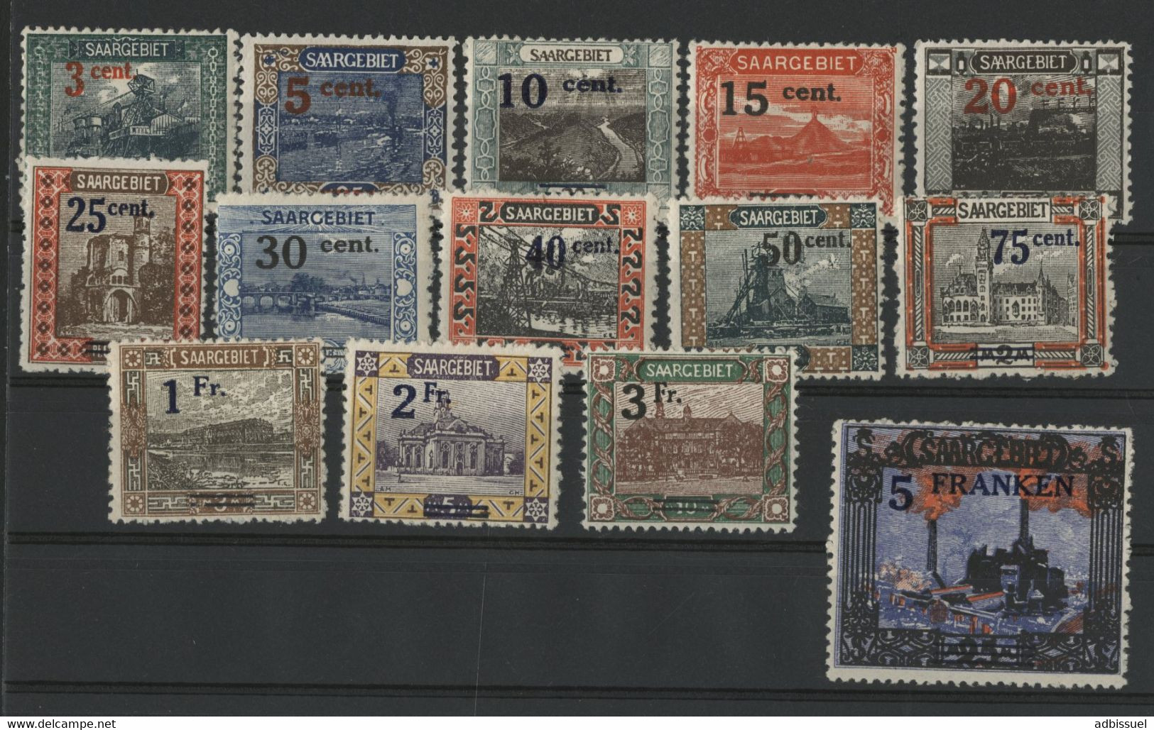 SARRE N° 69 à 82 COTE 95 € Neufs * (MH). TB - Unused Stamps