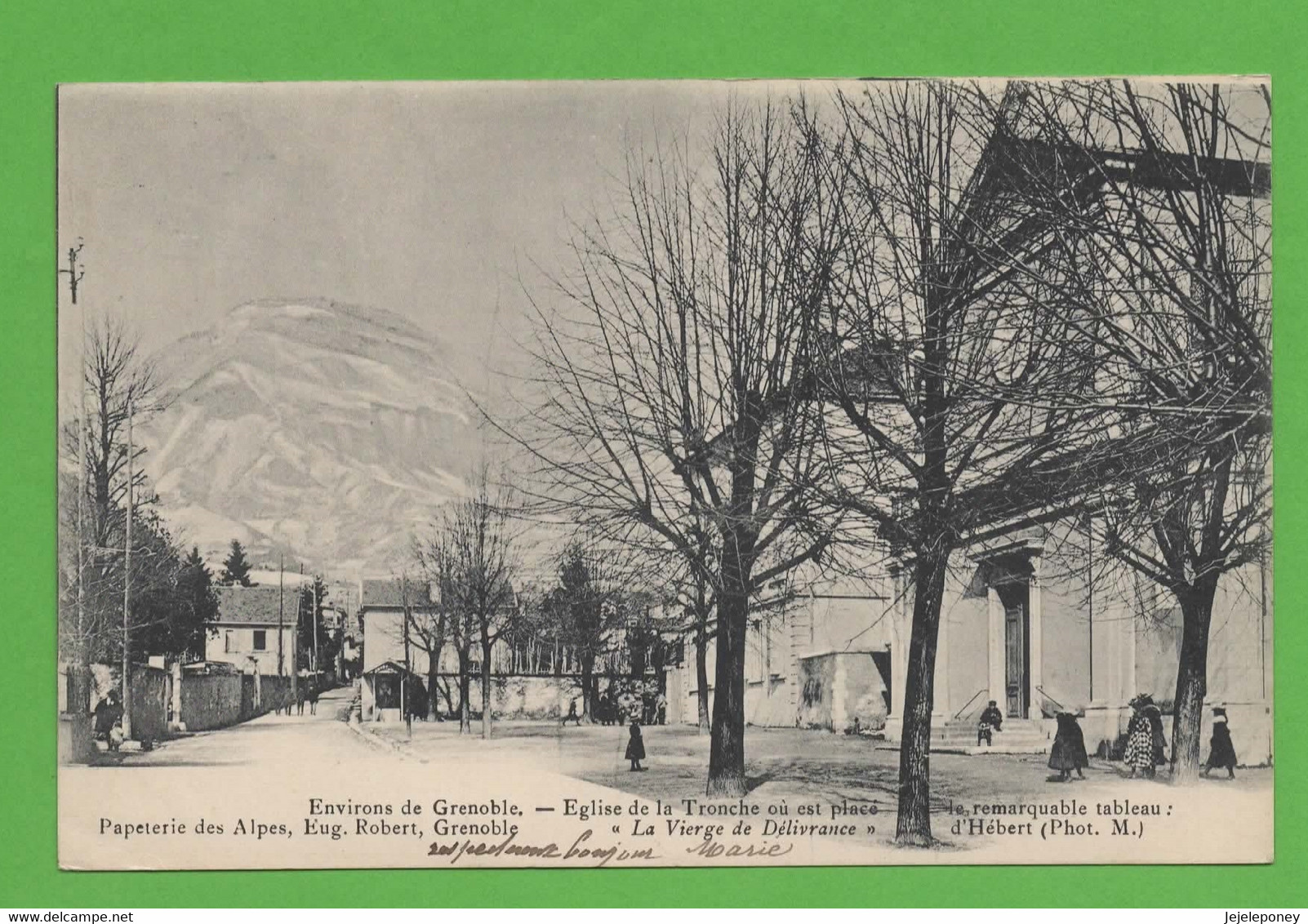 38 - Environs De Grenoble - Eglise De La Tronche Où Est Placé La Vierge De Délivrance - Grenoble