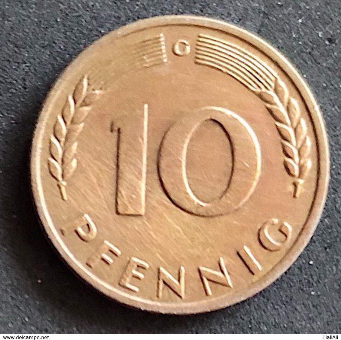 Coin Germany Moeda Alemanha 1950 10 Pfennig G 1 - 10 Pfennig