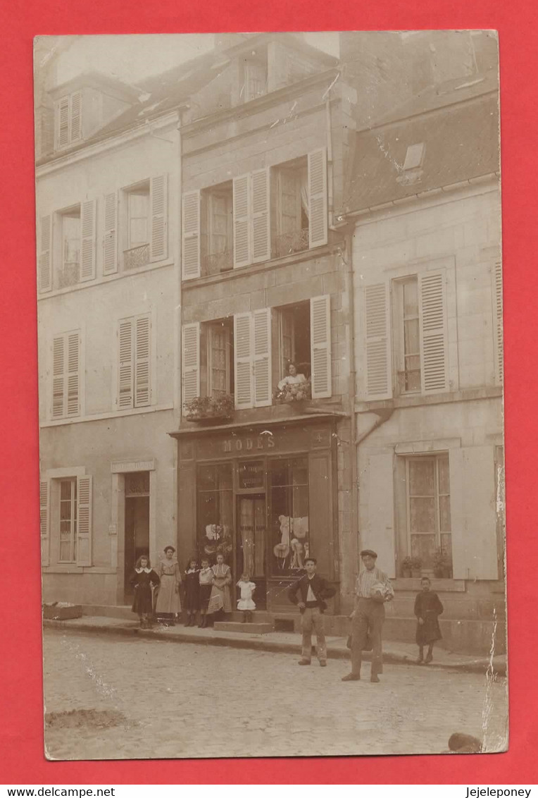 58 - Clamecy - Carte Photo Boutique De Mode Au 4 Rue Thiers - Clamecy