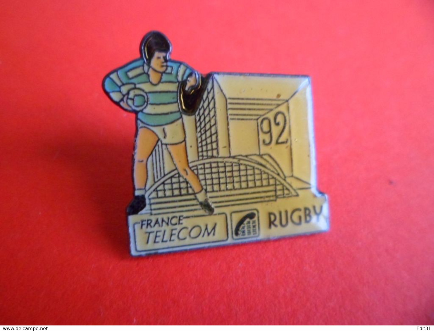 Pins  Sport RUGBY France Telecom - 1992 - Rugby