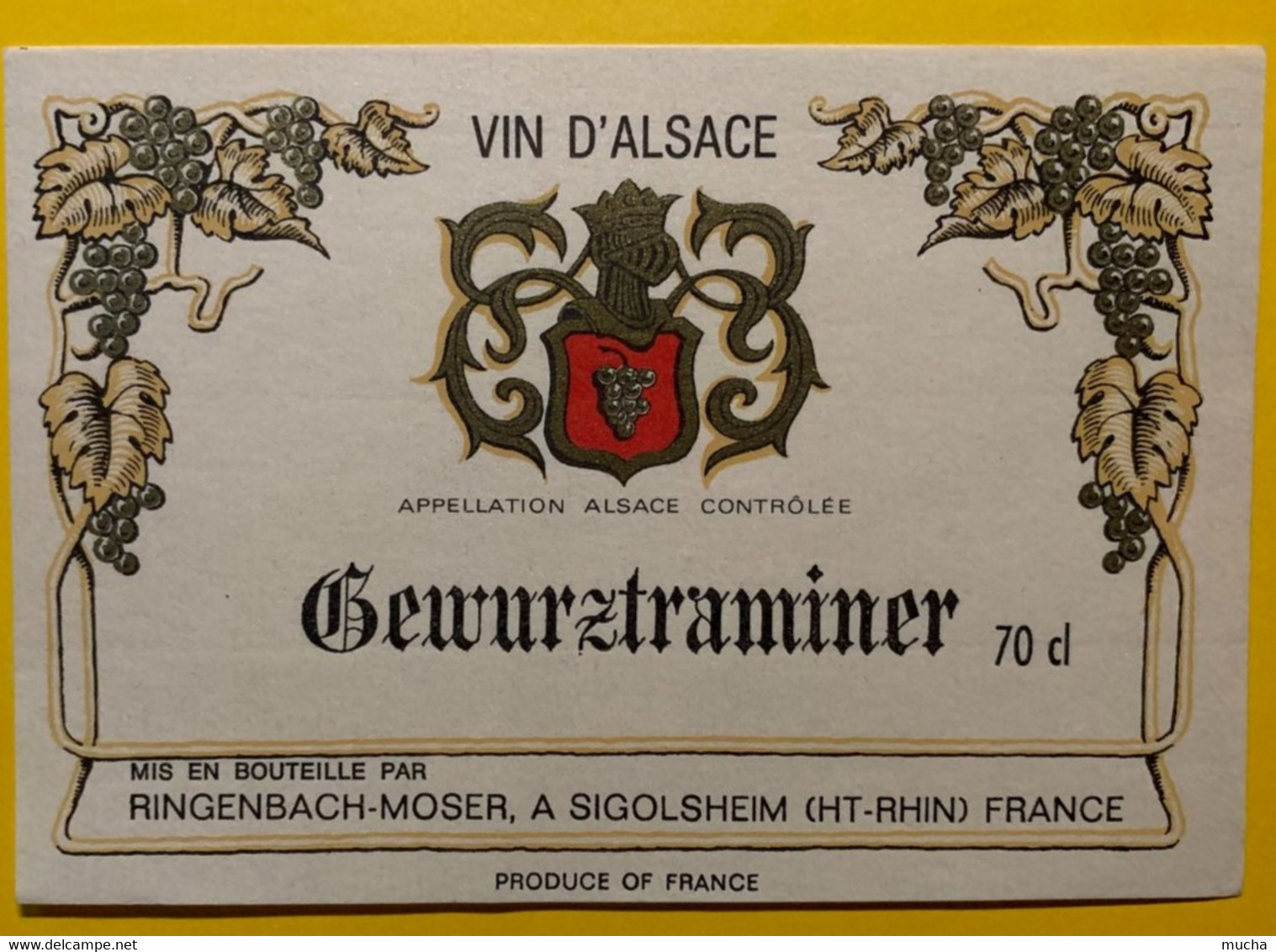 17932 - Gewurztraminer Ringenbach - Moser Sigolsheim 9 étiquettes