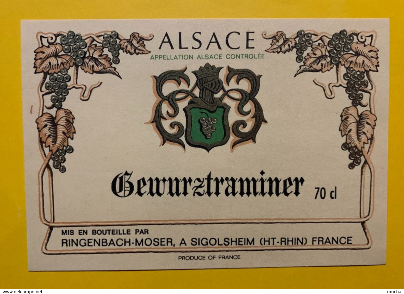 17932 - Gewurztraminer Ringenbach - Moser Sigolsheim 9 étiquettes