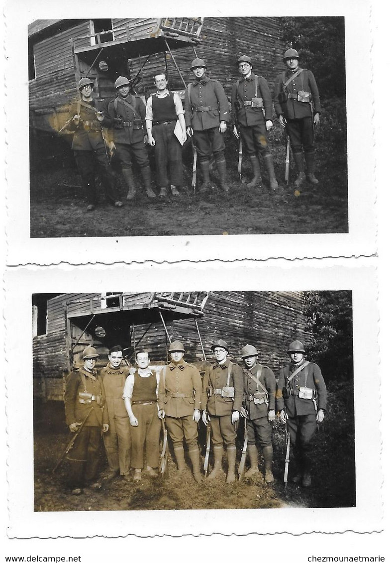 8 E REGIMENT DU GENIE - LOT DE 2 PHOTOS MILITAIRES - Guerra, Militari