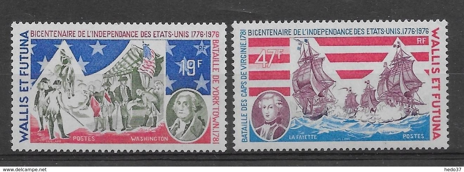 Wallis Et Futuna N°190/191 - Neuf ** Sans Charnière - TB - Andere & Zonder Classificatie