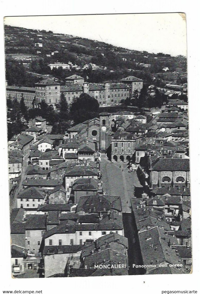 8222 - MONCALIERI PANORAMA DALL' AEREO 1954 - Moncalieri