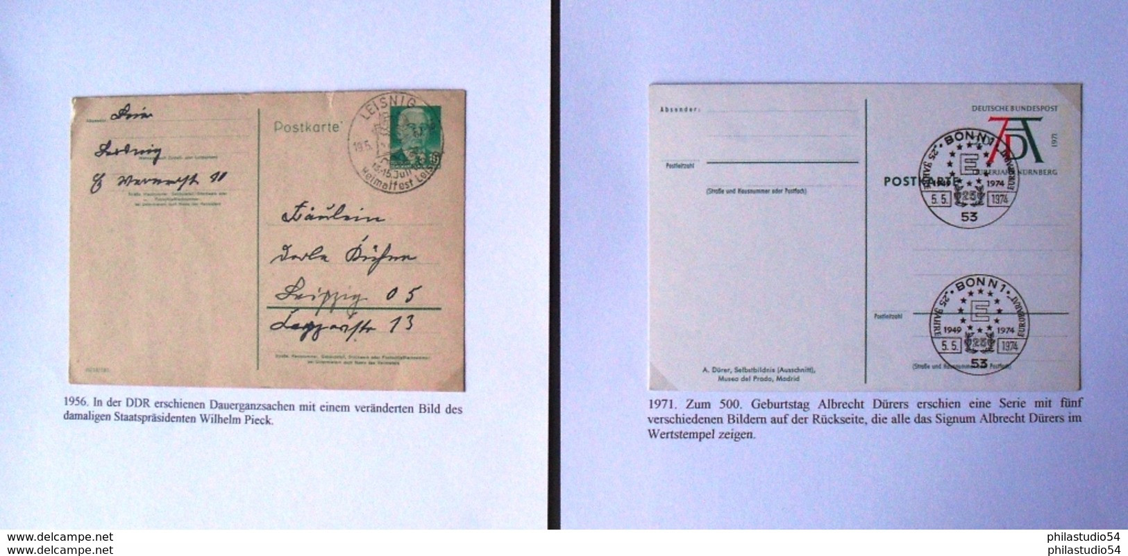 1931/1971, Sammlung Von 36 Ganzsachen, Deutsches Reich, Berlin Und BRD Mit Besseren - Sonstige & Ohne Zuordnung