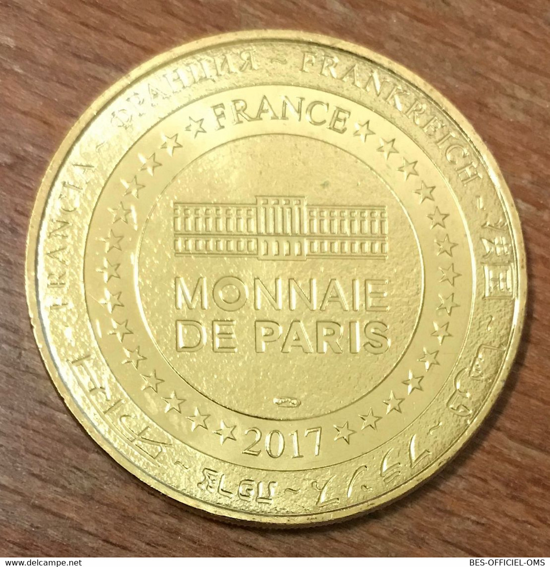 22 DINAN CITÉ MÉDIÉVALE MDP 2017 MINI MÉDAILLE SOUVENIR MONNAIE DE PARIS JETON TOURISTIQUE TOKENS MEDALS COINS - 2017