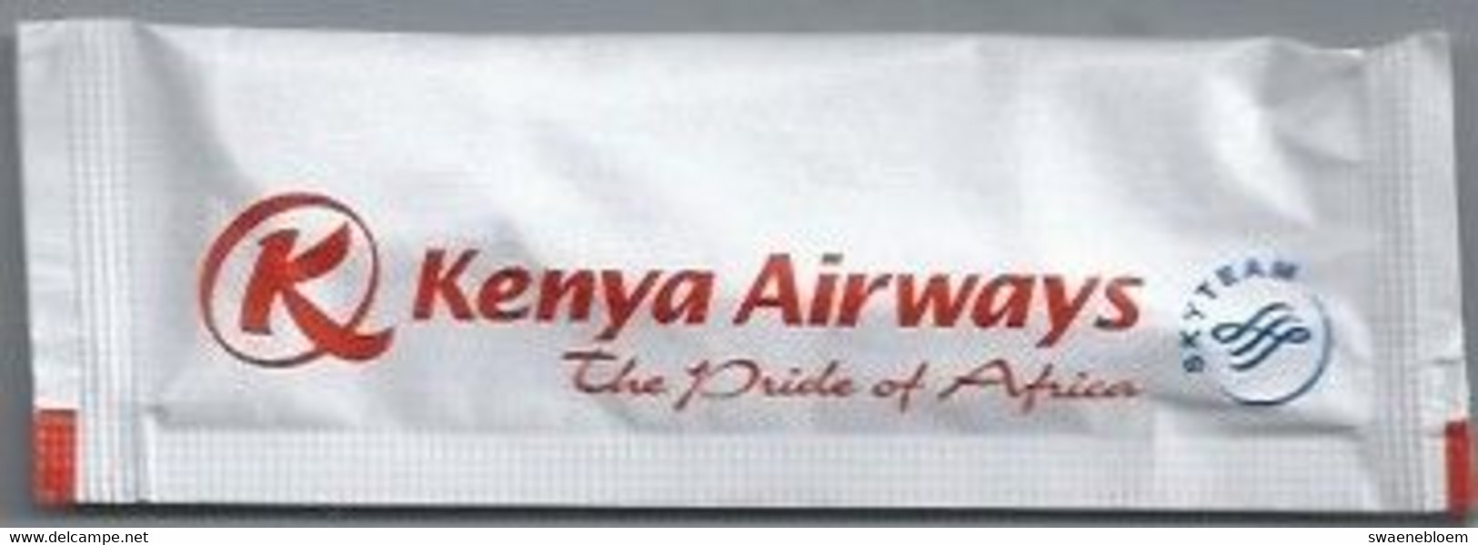 PB.- KENYA AIRWAYS. THE PRIDE OF AFRICA. SKY TEAM. Roerstokje - Cucharas Mezcladoras