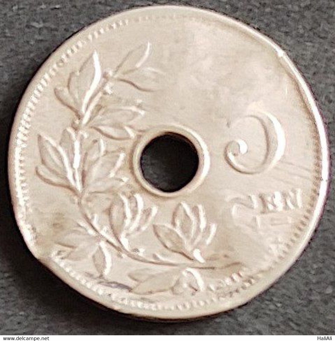 Coin Belgium Moeda Bélgica 1903 5 Centavos 1 - Ohne Zuordnung